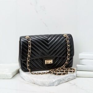 Red Dress Polished And Poised Vegan Convertible Shoulder Bag